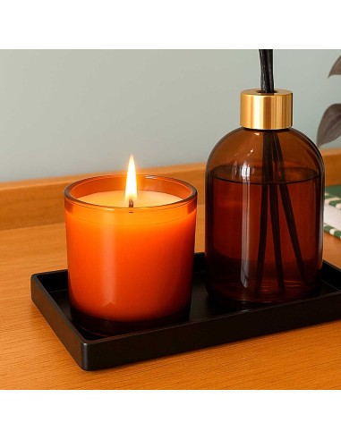 Bandeja Retangular Mini Preta Servir Sushi...