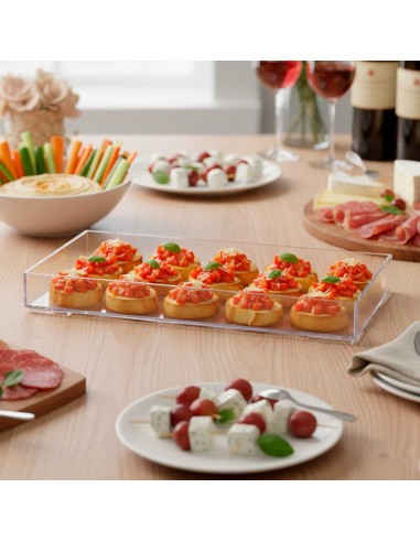 Bandeja Retangular Multiuso Servir Frios Sushis...