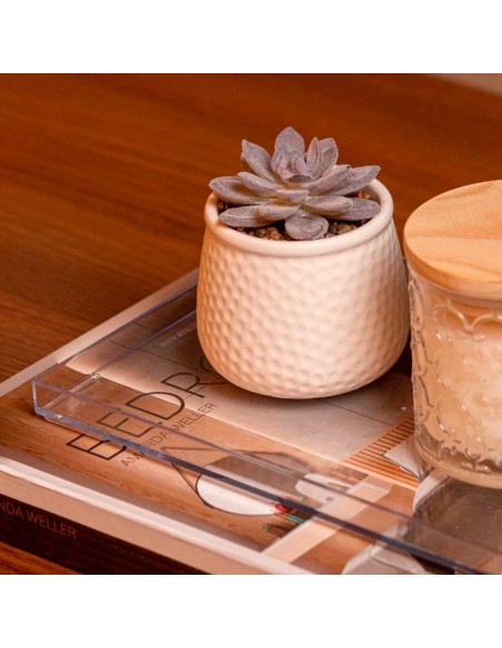 Bandeja Retangular Multiuso Servir Frios Sushis Buffet 25cm