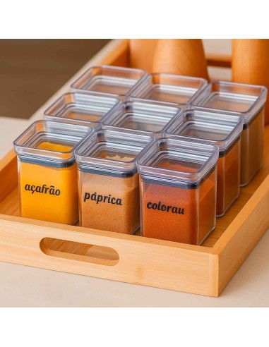 Etiquetas Adesivos para Temperos Cozinha...