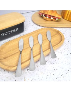 Faca para Manteiga Espatula Pate Geleia Aço Inox Talher 2