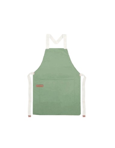 Avental Verde Cha Matte Algodao Cafeteria Bar...