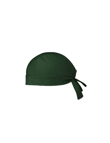 Bandana Verde Escuro Touca Cozinha Bar Ajustavel Unissex