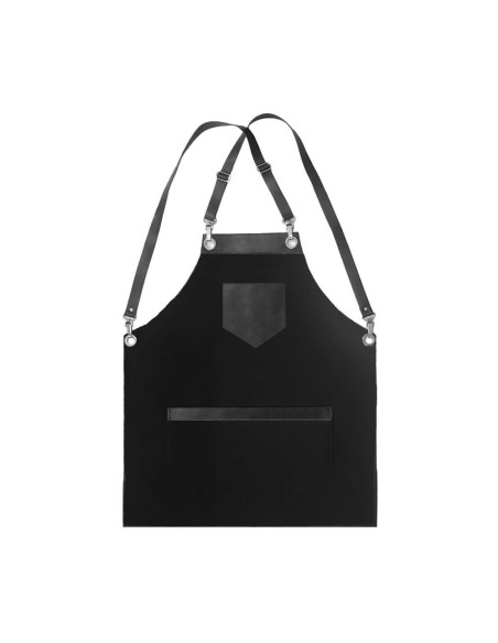 Avental Preto Profissional Bar Cafeteria Barbearia Unissex