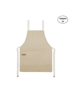 Avental Grande Bege Plus Size Caqui Vegano Restaurante...