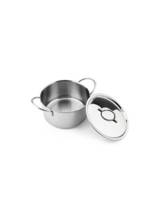 Panela Mini Cacarola 10cm Inox Couvert Entrada e Tampa