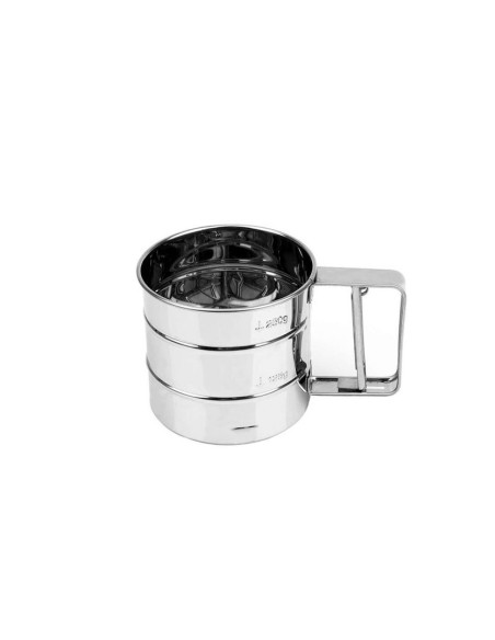 Tapioqueira Polvilhador de Tapioca Farinha Caneca Inox 250g