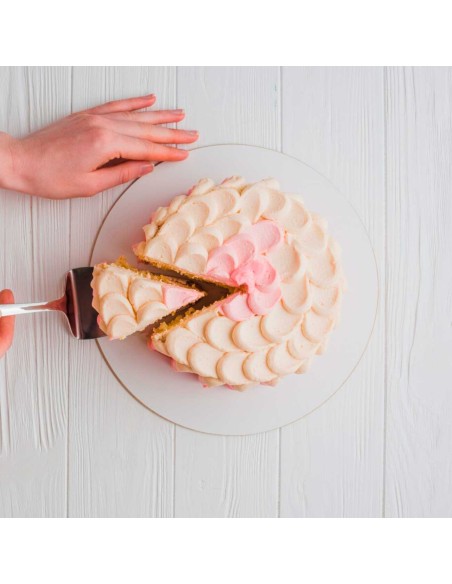 Espatula e Garfo de Bolo Talheres Sobremesa Aço Inox Kit 7un