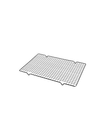 Grade para Resfriar Paes Escorredor Antiaderente Preto 40x25cm