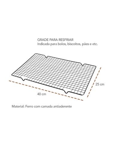 Grade para Resfriar Paes Escorredor...