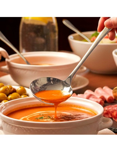 Concha Aço Inox Servir Molhos Sopas Caldos...