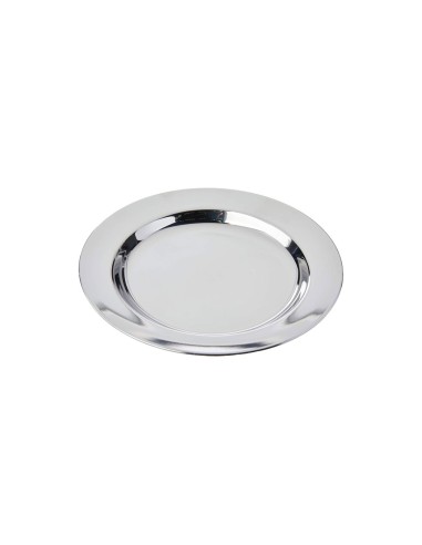 Prato Fundo Aço Inox Buffet Escola Restaurante Bar 22cm