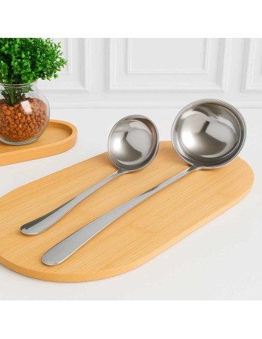 Concha Aço Inox Servir Molhos Sopas Caldos...