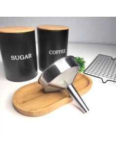 Funil Aço Inox Filtro Cha Drinks Molhos Bar Restaurante 2