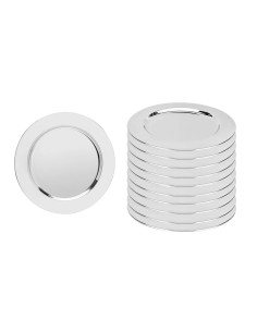 Sousplat Redondo Inox 33cm Mesa Posta Buffet Restaurante...