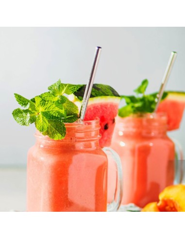 Canudo de Inox Reto Reutilizavel Escovinha...