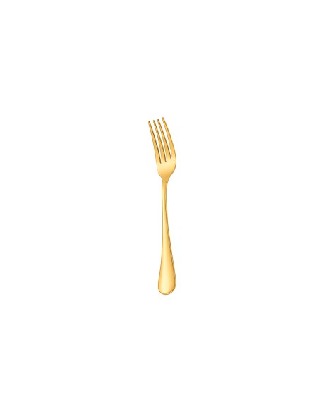 Garfo de Mesa Dourado Aço Inox Talheres Restaurante Buffet