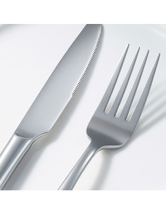 Faca de Mesa Serrilhada Aço Inox Talheres Buffet Restaurante 2