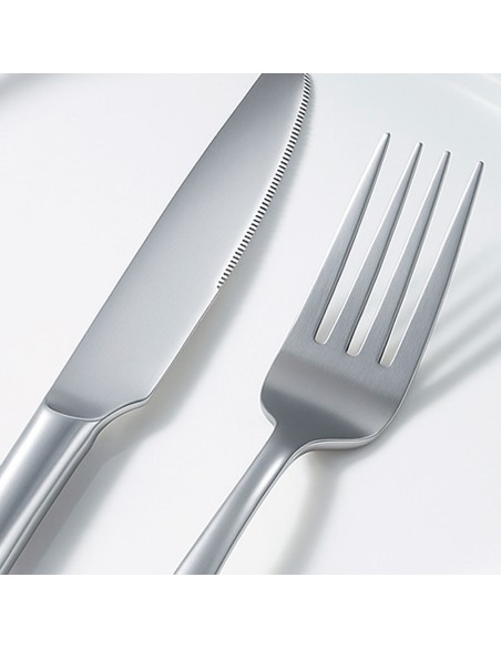 Garfo de Mesa Aço Inox Talheres Buffet Restaurante Jogo 6un