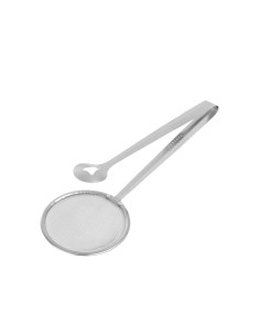 Escumadeira com Pegador Frituras Aço Inox 30cm