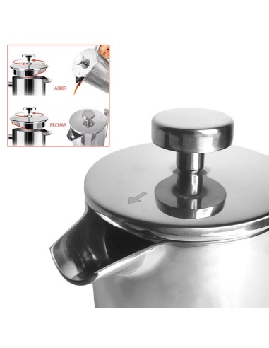 Cafeteira Prensa Francesa e Copinhos Cafe Bule...