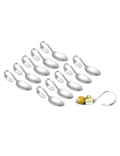 Colher Finger Food Inox Buffet Restaurante Aperitivos 50un