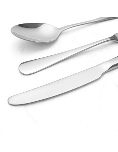 Faca de Sobremesa Inox Talheres Buffet Restaurante Jogo 6un 2