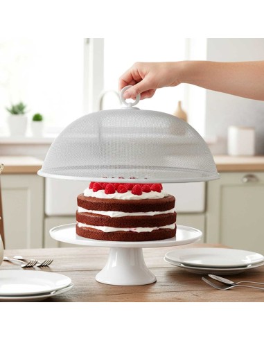 Tela Protetora Alimentos Cinza Protetor Bolo...