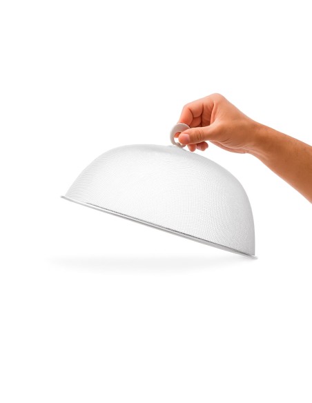 Tela Protetora Alimentos Cinza Protetor Bolo Prato Mesa 24cm