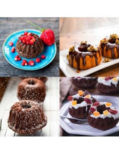 Forma Antiaderente Mini Bolo 190ml Muffin Pudim...