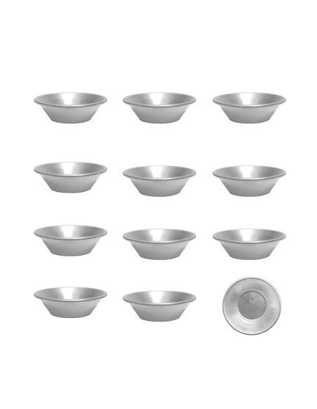 Forma Empada Mini Bolo Forminha Pudim Assadeira Cake 12un