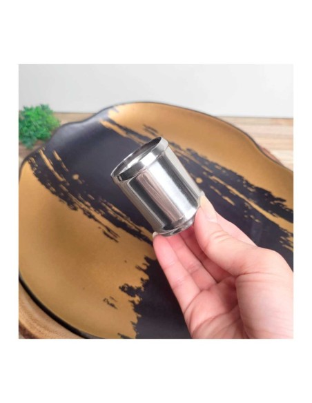 Porta Guardanapo Anel Argola Aço Inox Mesa Posta 6un