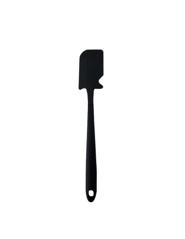 Espatula Grande Profissional Silicone Preto Cozinha Buffet 36cm
