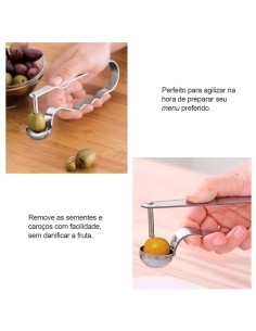Removedor Extrator Polpa Semente Azeitonas e Boleador Frutas 2