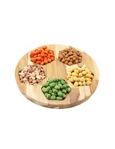 Petisqueira Redonda Tabua Madeira Teca