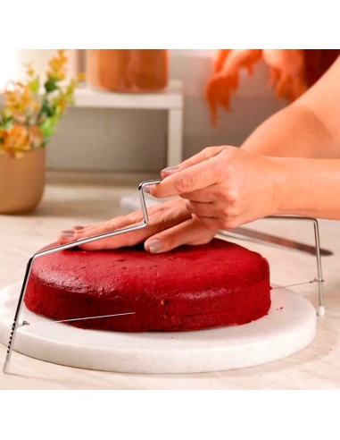 Cortador de Bolo Inox e Nivelador Fio Ajustavel...