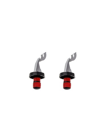 Tampa para Garrafa Alavanca Inox Vermelho 2un