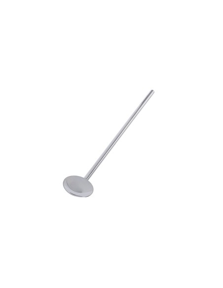 Colher Canudo em Aço Inox para Drinks Sucos Bartender 20cm