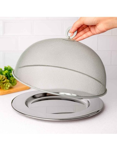 Tela Protetora Alimentos Cinza Protetor Bolo...