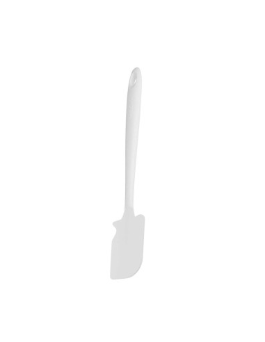 Espatula Grande Cabo Longo Silicone Branco Buffet Profissional 45cm