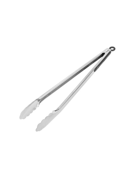 Pegador de Alimentos Grande Inox Pinça Profissional Churrasco 40cm