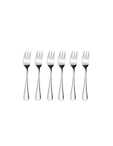 Garfo de Sobremesa Bolo Ostra Frutos do Mar Inox Buffet 6un