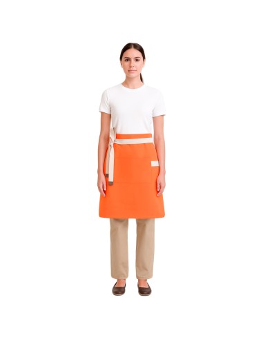 Avental de Cintura Laranja Barista Bistro...