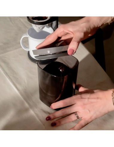 Pote Hermetico Porta Mantimentos Cafe Cinza...