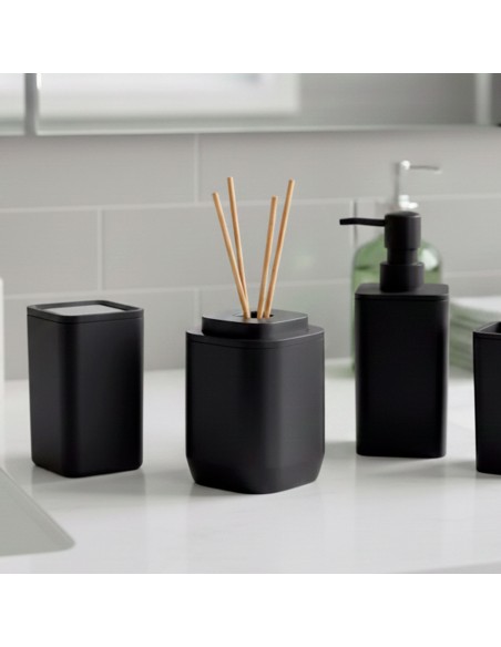 Difusor de Ambiente Aroma Preto com Varetas Banheiro 380ml
