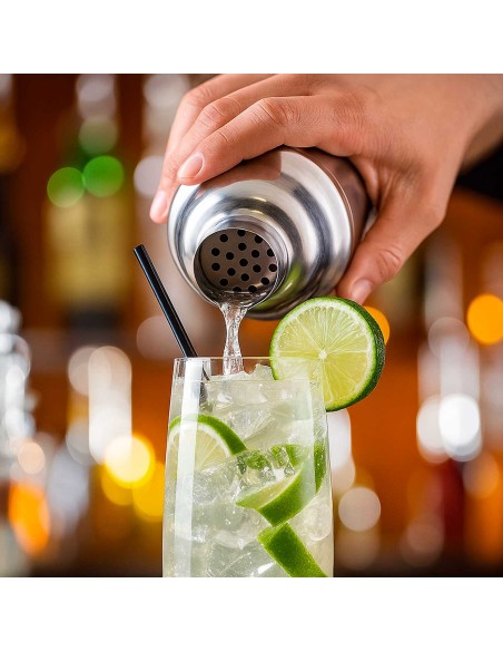 Coqueteleira Coador Drinks Coqueteis Bar Aço Inox 750ml