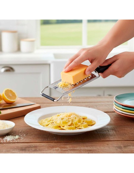 Ralador de Alimentos Grosso Aço Inox Cabo Verduras Queijo