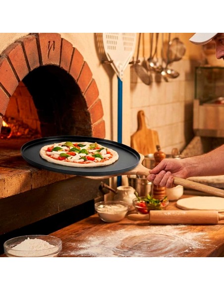 Forma de Pizza Grande Antiaderente Assadeira Redonda 40cm