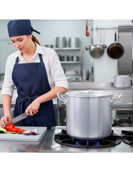 Panela Grande Funda Caldeirao Industrial Hotel Escola 27L