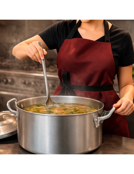 Panela Caçarola Grande Aluminio Industrial Hotel Escola 15L